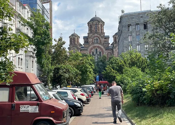 Modern Lux W Inside Parking 5 Min From Skadarlija, Republic Sqre דירה